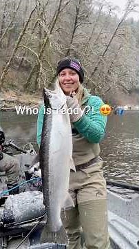 Winter Steelhead Fishing in the Snow—PNW Fishing Success