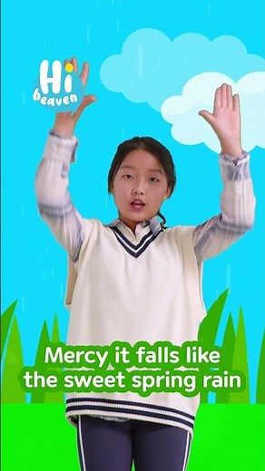 Mercy is falling 💖 Kids Songs ✨ Hi Heaven #shorts