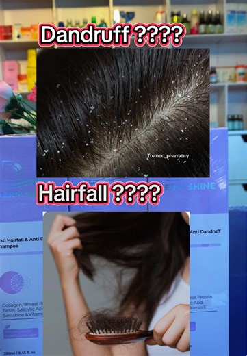 Derm Shine Shampoo: Hairfall & Dandruff Solution