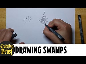 How to Draw Swamps: Fantasy Mapmaking Tutorial for DnD