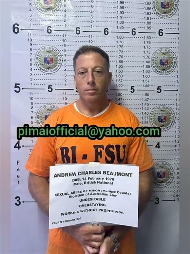 BI ARRESTS BRITISH SEX OFFENDER