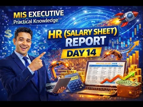 Salary Sheet Ka Complete Process 💰 | HR Report Day 14 | MIS Executive#HRSalarySheet#MISExecutive#HR
