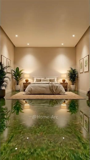 🌱 GLASS MEADOW FLOOR — REALISTIC EXECUTION #epoxycoating #qualityflooring #interiordesign