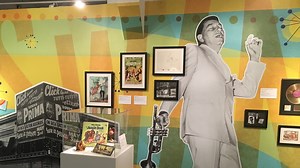 Louis Prima, "the man who played pretty for the people," still entertaining them at N.O. Jazz Museum
