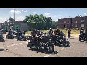 Outcast MC 50th anniv power run!