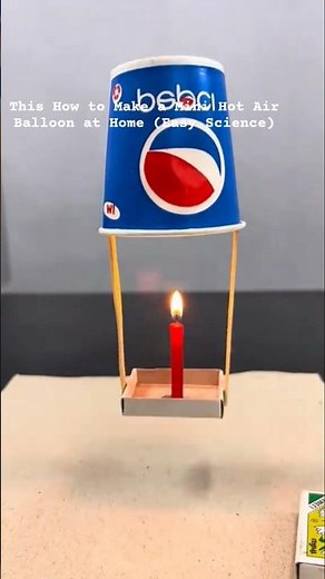How to Make a Mini Hot Air Balloon at Home (Easy Science)