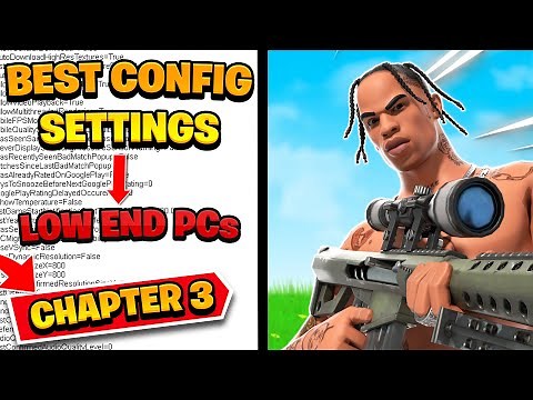 Best Game User Settings For Fortnite Chapter 3! (Low END PCs & Laptops, BOOST FPS, Less Input Delay)