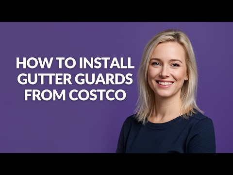 How to Install Gutter Guards From Costco - Julia'sTutorials