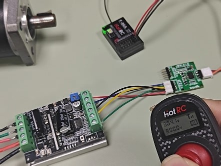 接上这个遥控转换板，无刷电机驱动器都能秒变遥控控制驱动了！#无刷电机