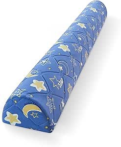 Ceekliybear 1-Pack Premium Foam Bed Bumpers for Toddler, Non-Slip Bed Rails for Toddlers for Twin, Queen, King Beds, Machine Washable Bumpers Cover for Easy Care（Size：52" x 7" x 5"）