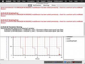 OpenModelica for discrete systems