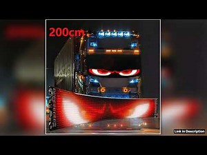 Devils Eye Truck Sign Remote Control Scrolling Animation LED Matrix Pixel Panel LED Display Light