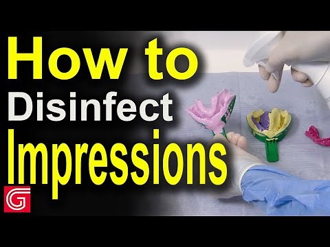 How To Disinfect Impressions Before Sending to the Lab