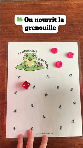 Apprendre à compter en jouant 🪰 Jeu gratuit à imprimer 3 à 6 ans