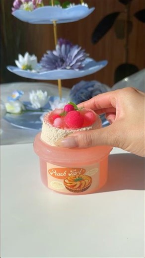 Peach Tart 🍑 Slime ASMR (Tea Party Restock 🫖)