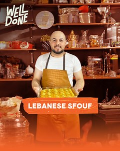 How to make Sfouf, an authentic Lebanese Turmeric cake #Sfouf #LebaneseCuisine #TurmericCake #VeganFriendly #DeliciousDesserts | Well Done