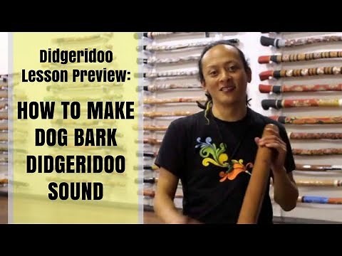 How to make Dog Bark didgeridoo sound - Didgeridoo Lesson Preview