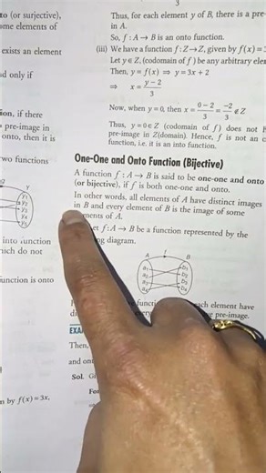 one-one and onto function (Bijective)