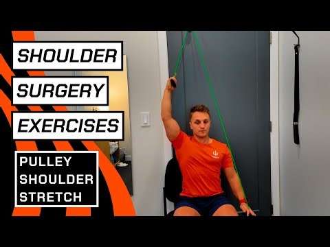 Pulley Shoulder Stretch // Shoulder Surgery Exercises