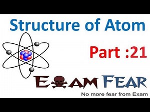 Line spectrometry of hydrogen - Structure of Atom Video Lecture - Class 11