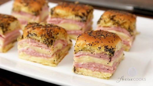 Ham and Cheese Sliders on Hawaiian Rolls