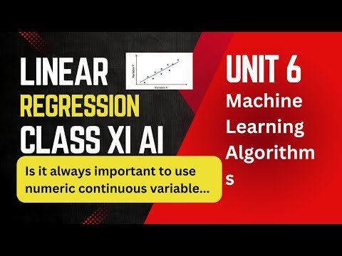 Linear Regression Class 11 AI | CBSE Unit 6 | Simple Explanation with Examples| Predictive Analytics