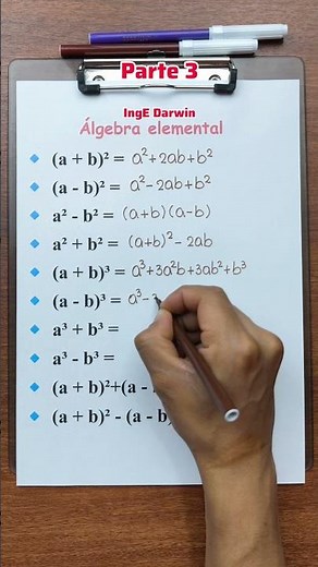 Cube of a binomial 🫡✌️ #ingedarwin #mathematics #algebra