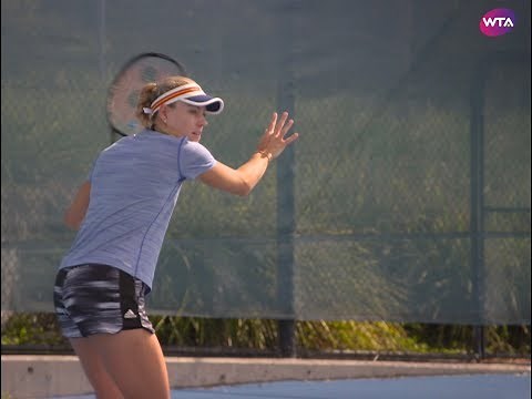 Angelique Kerber Practice | Sydney International 2019