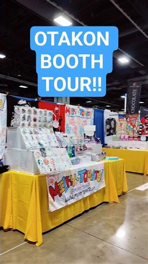 OTAKON BOOTH TOUR!! #convention #otakon #tour #smallbuissness #animeconvention #artistallet