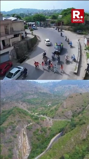 Drone Footage: Protesters March from Kotli to Muzaffarabad