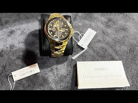 Seiko Coutura Perpetual Solar SSC572P1 Unboxing