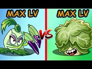 PVZ 2 - Max Level POKRA vs HEADBUTTER LETTUCE!