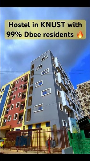 The best and tallest hostel structure at KNUST 🔥🔥🔥 #apartments #estate #promotions #Ghana #KNUST