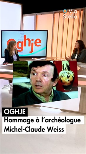 France3 Corse ViaStella on Instagram: "⚒️​ Ce vendredi dans "Oghje", Davia Bourgeois recevait Antonia Colonna, archéologue et universitaire, pour évoquer un pionnier de l'archéologie en Corse : Michel-Claude Weiss. 📲​🖥️​ "Oghje", c'est du lundi au vendredi à 11h55 sur ViaStella, mais aussi en replay sur france.tv"