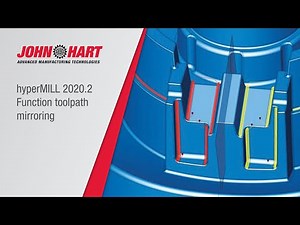 hyperMILL 2020.2 - Function toolpath mirroring