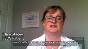 "I am 43 years old, a retired Occupational Therapist, and a rare disease advocate. Multiple vascular complications have provided me with a lived experience of the potential pitfalls in the diagnosis and management of vascular Ehlers-Danlos syndrome (vEDS) complications. The condition is frequently misunderstood and underestimated, resulting in a very traumatic patient experience. However, the lack of understanding of the disease process leaves BOTH patients and clinicians vulnerable. I feel a re