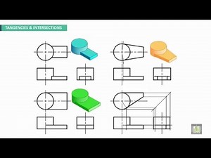 Engineering Drawing 2 | Ch1 | Tangencies and Intersections