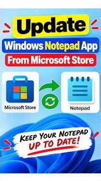 Update Windows Notepad App From Microsoft Store #Notepad #WindowsNotepad #NotepadUpdate