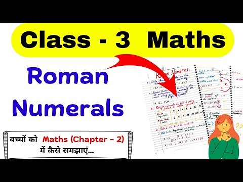 Class 3 Roman Numeral| Roman Numbers for Class 3| Math Worksheet Class 3| Class 3 Worksheet| Grade 3