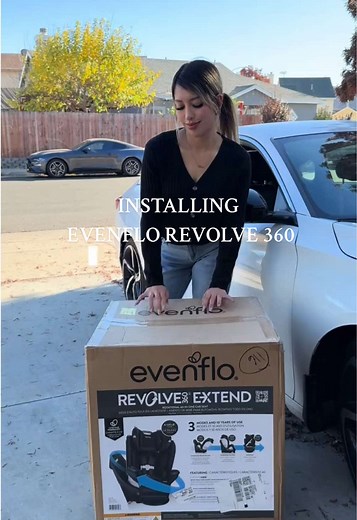 Installing Evenflo Revolve 360 Car Seat Features
