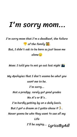 marino- I'm Sorry Mom (lyrics) #lyrics #meandmybrokenheartlyrics #music #lyricsbyme #volumeup