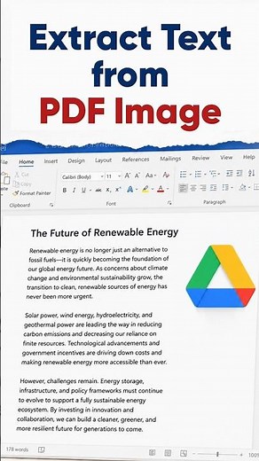 How to Extract Text from PDF Image🔥No Software Needed