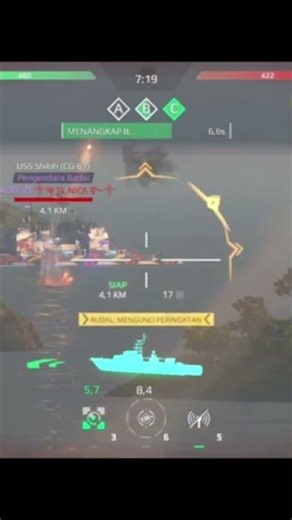 my CN Type 076 got destroy after Capture Point B #modernwarships #shorts