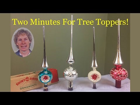 Shiny Brite Vintage Christmas Tree Toppers