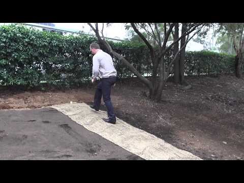 How to install Jute Soil Saver Mesh by All Stake Supply