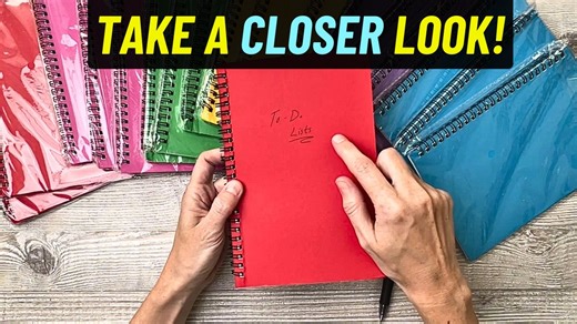 Watch Get a Close-Up of the Quality of these Notebooks! on Amazon Live