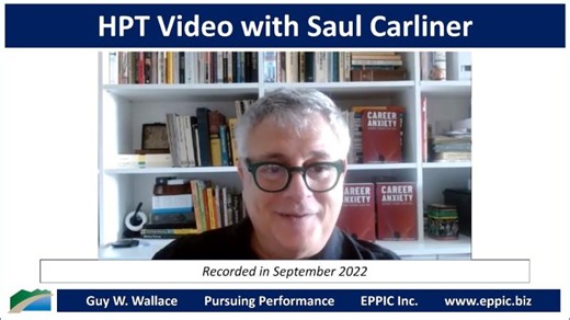 HPT Video 2022 - Saul Carliner | Guy W Wallace