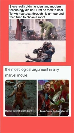 Cap's Confusion vs. Star-Lord's Logic#shorts #marvel #memes #ytshorts #yt