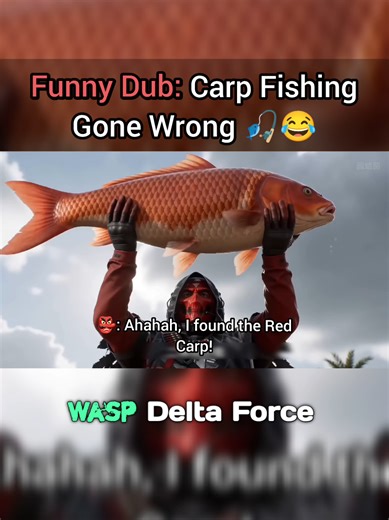 Funny Dub: Carp Fishing Gone Wrong 🎣😂 #deltaforce #deltaforcegame #DFCCSMP #humor #dub