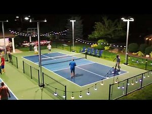 JellyFish Lighting Patio Lights for Pickleball